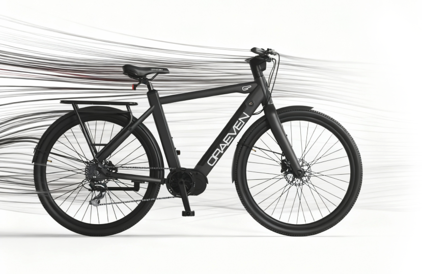 GP Hybrid Electric Bike CAD Model
